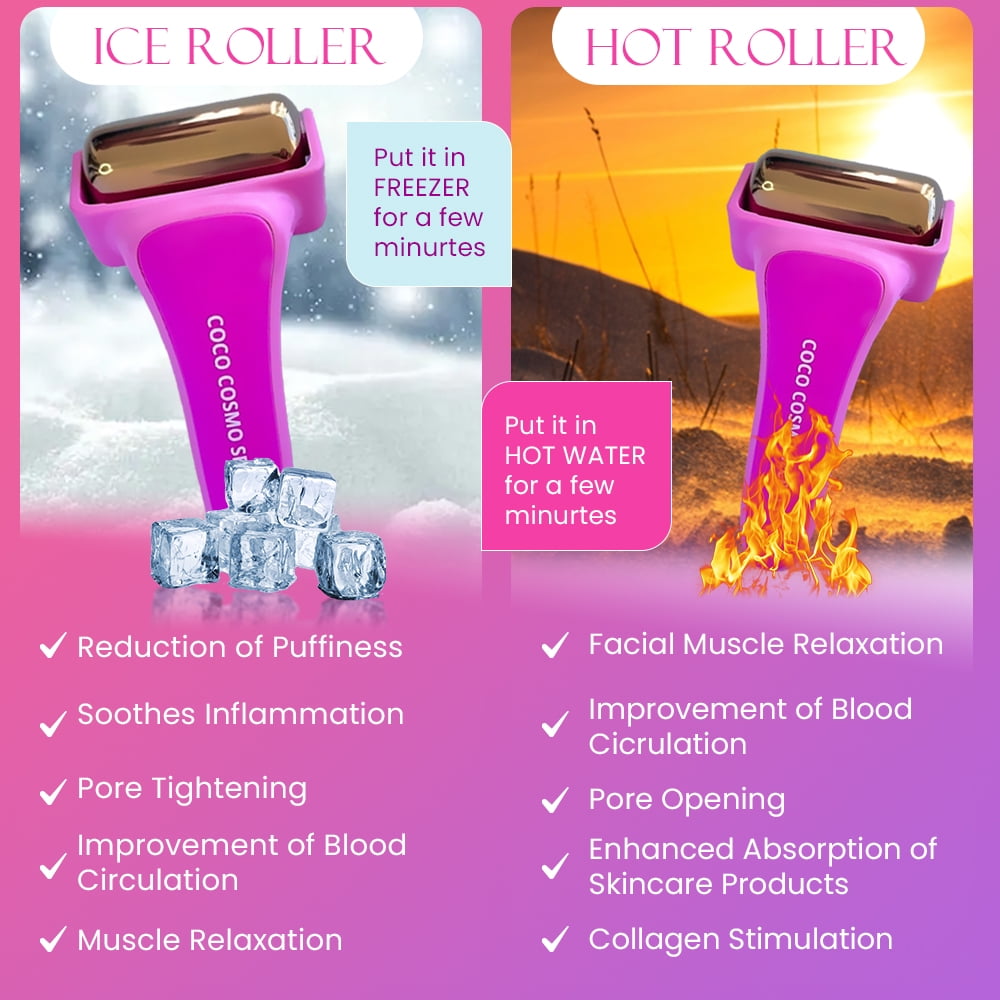 Ice Face Roller for Women - Face & Eye Puffiness Relief - Anti-Aging Skin Care for Wrinkles Stainless Steel Gadget for Radiant Skin - Image 5