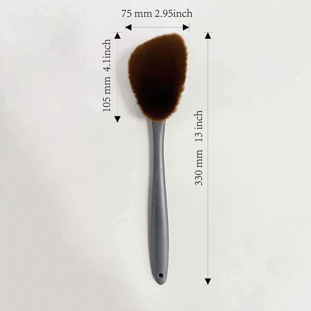 Back Applicator Brush for Lotion & Self Tanner, Long Handle Body Cream Applicator Tool, Easy Reach Back Lotion Applic... - Image 3