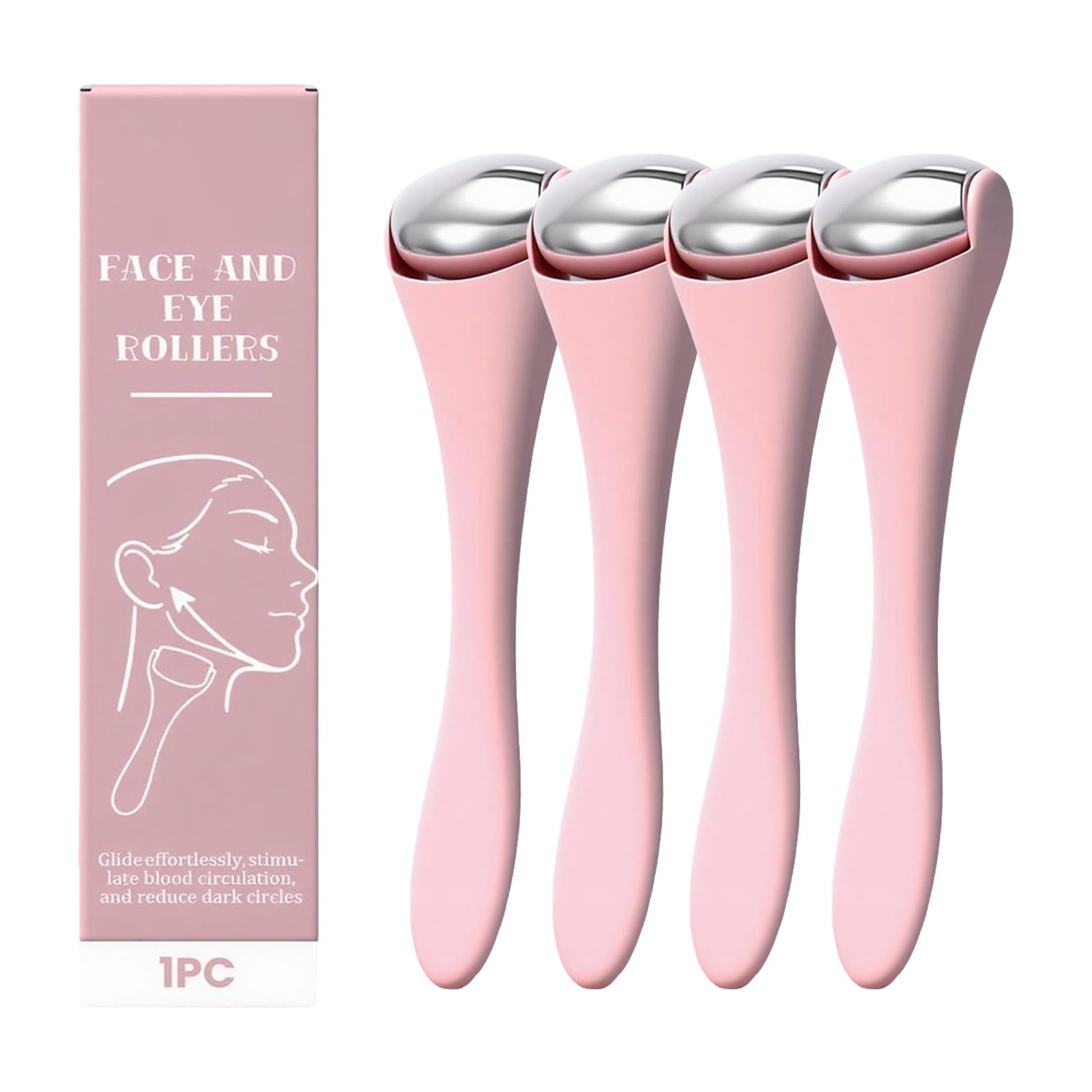 Ice Roller For Face & Eyes Grade Stainless Steel Face Roller For Puffiness Dark Circles Routine Cold & Warm Ergonomic... - Image 5