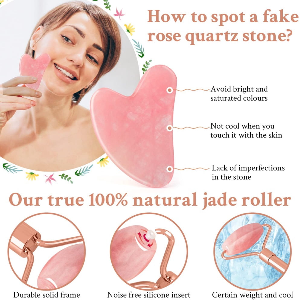 3pcs Cube Mold + Jade Roller & GuaSha Set, Reusable Silicone Cold Therapy Skin Care Tools, Roller Msagger for Neck Ey... - Image 5