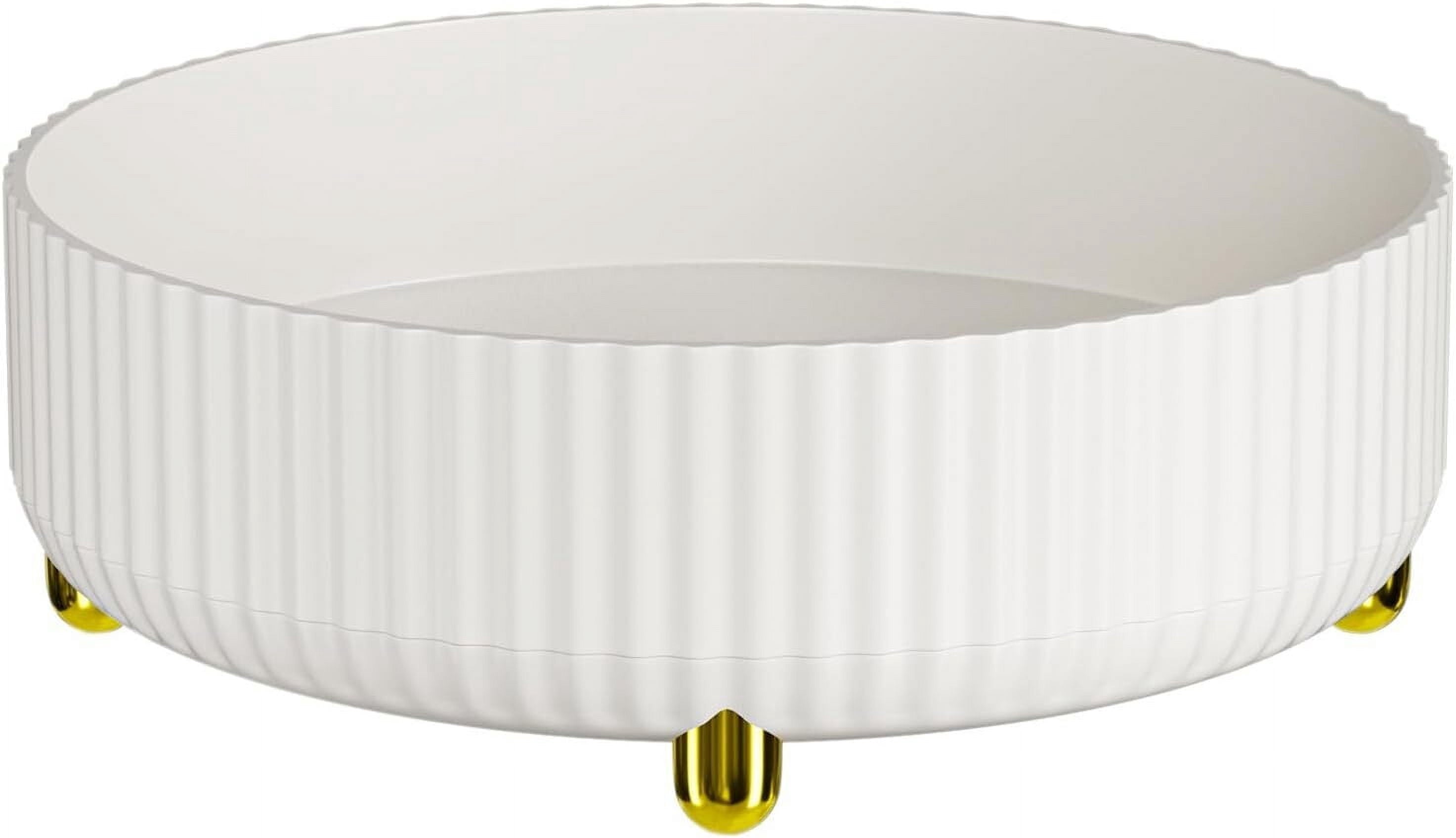 360 Rotating Storage Tray, 11.02 inches in Diameter, Cosmetics and Perfume Organizer, Desktop Storage Tray, Bathroom and Skincare Storage Tr - Image 2