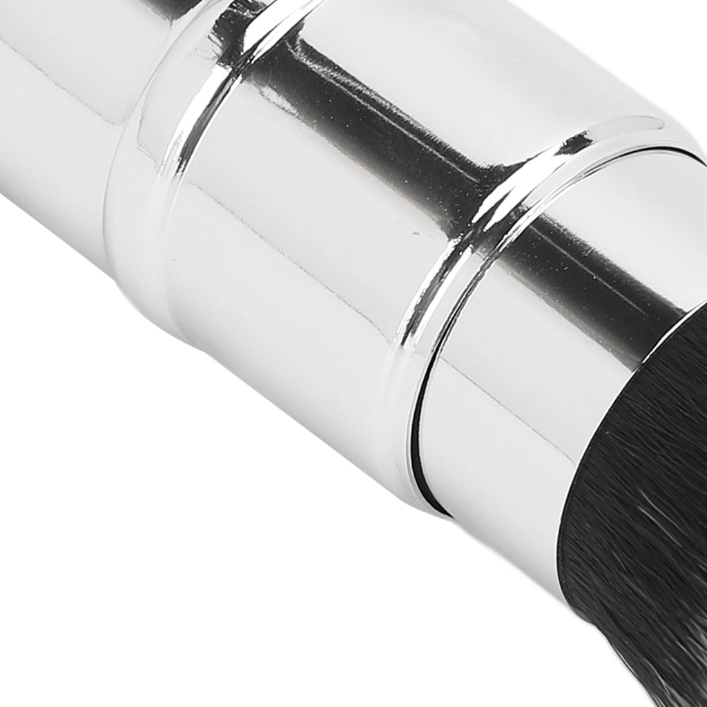 2-in-1 Face Oil Absorbing Volcanic Roller with Retractable Foundation Brush, Brown - Reusable Facial Skincare Tool fo... - Image 4