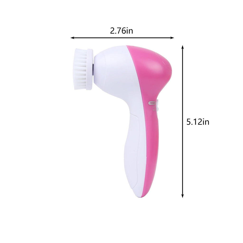 Electric Chargeable Face Cleansing Brush Tools Deep Facial Clean Instrument Skin Massage Firming Rechargeable Facial Cleansing Spin Brush Wa - Image 3