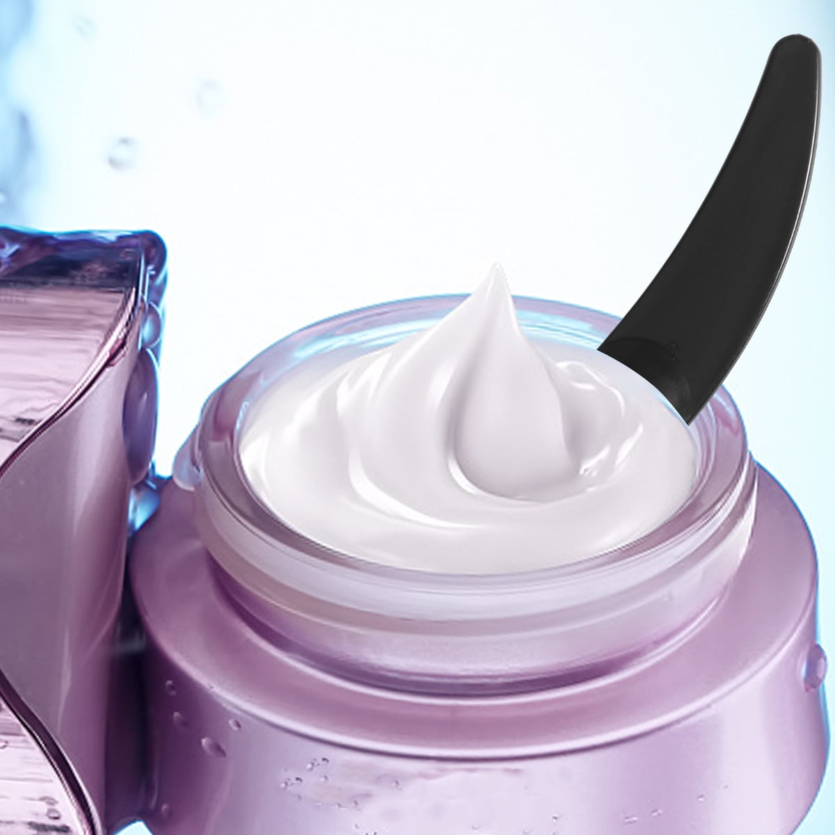 Spatula Spoon Cosmetic Scoop Makeup Mini Face Cream Facial Skincare Applicator Spatulas Plastic Small Lotion Stick - Image 2