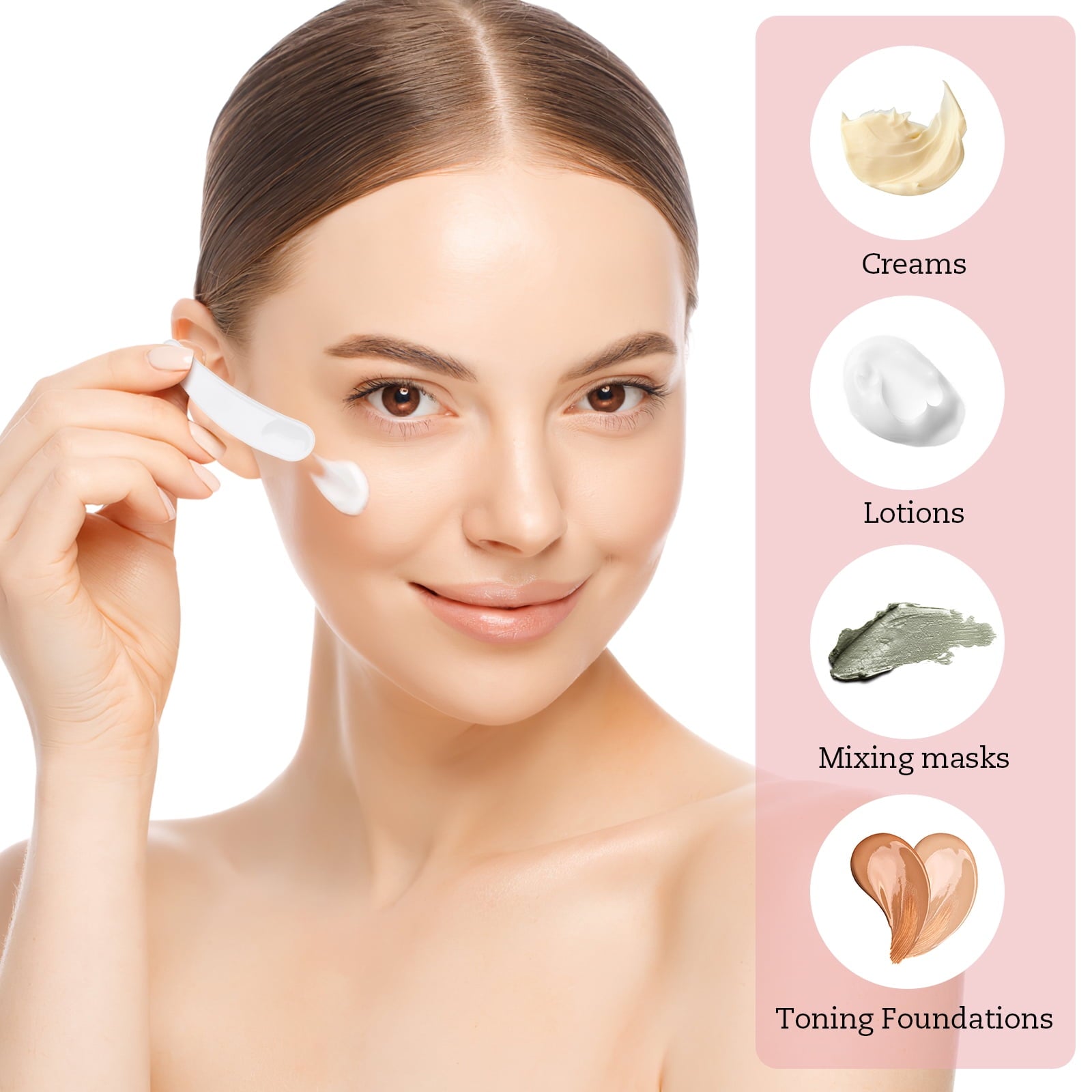 50 Pcs Mini Makeup Spatulas Cosmetic Spatulas Facial Cream Mask Mixing Spoons Makeup Scoops Beauty Skincare Tools - Image 4