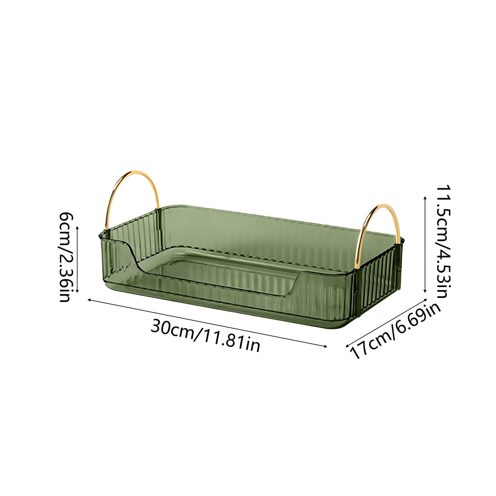 Lilixerw Bathroom Storage Organizer Countertop,Tray for Skincare Makeup,Counter Organizer for Cosmetics,Toiletries - Image 3