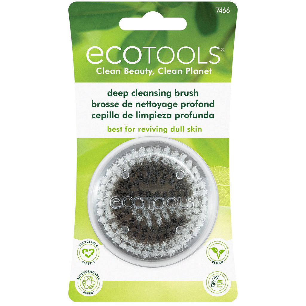 EcoTools Deep Cleansing Facial Brush, for Cleansers, Removes Oil & Dirt, Colors May Vary, 1 Count - Image 2