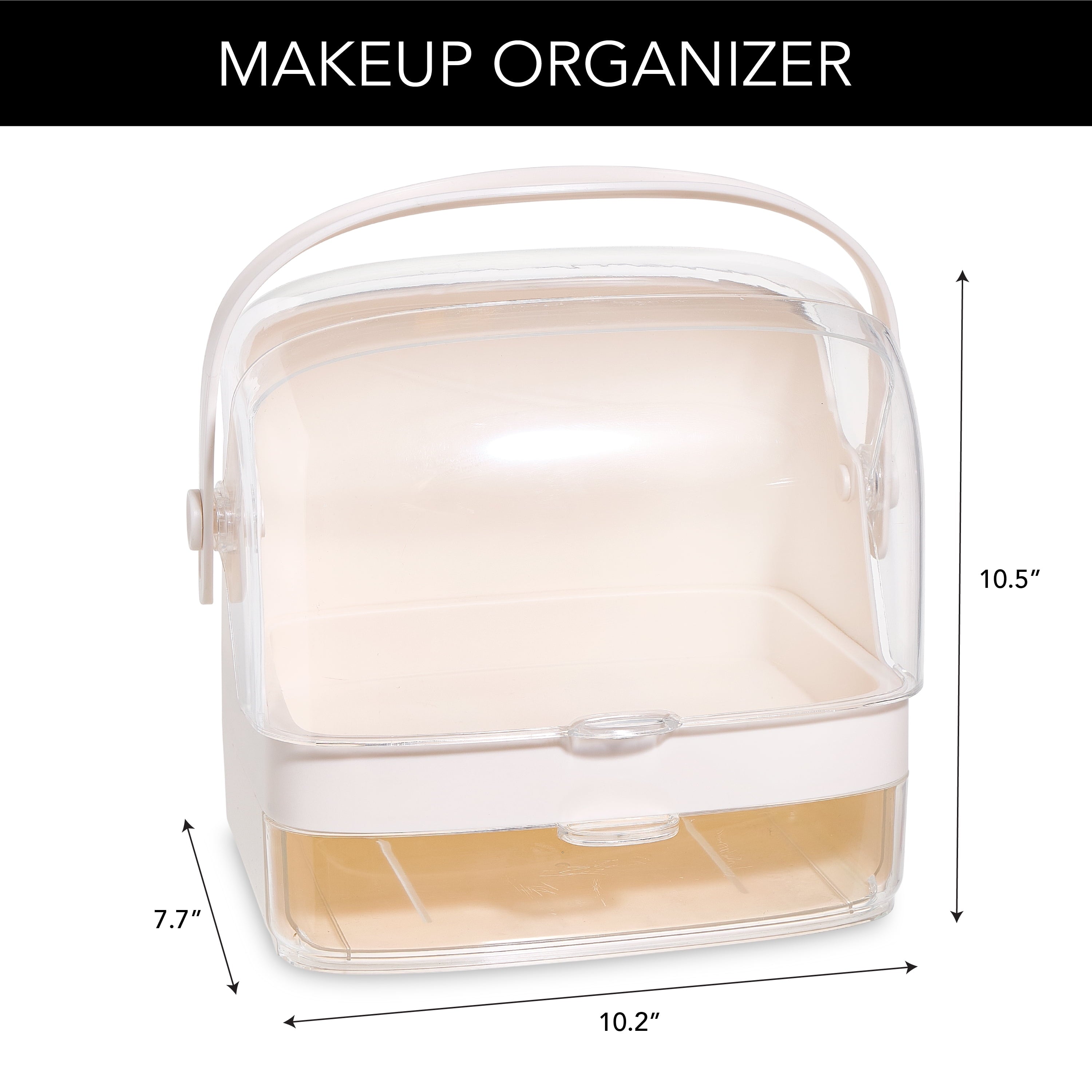 Makeup Organizer Skincare Organizers - Cosmetic Display Cases with Transparent Cover, SkinCare Organizers for Bathroo... - Image 3