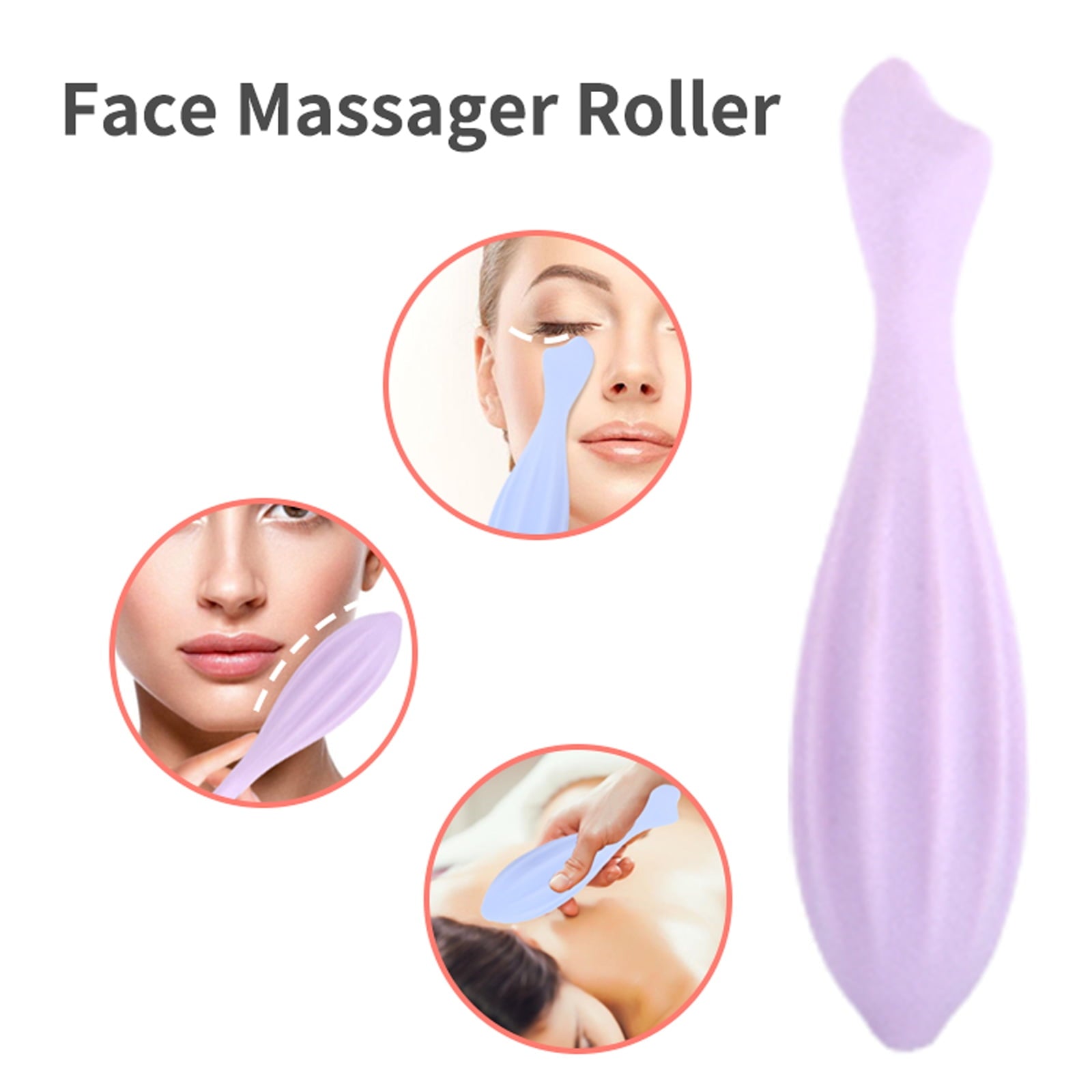 Face Roller Face Beauty Roller Skin Care Tools Massager for Face Eye Neck Body Relaxing Relieve Fine Line Roller - Image 6