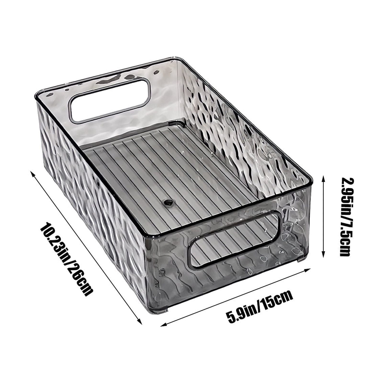 Desktop Storage box, transparent cosmetic storage, skin care dressing table storage box, Stackable Bathroom Organizer... - Image 3