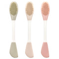 2026 New 3Pcs Silicone Mask Applicators Dual End Face Scrubber Facial Mask Applicator Brush Beauty Tool