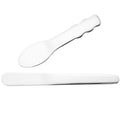 Mini Metal Cosmetic Spatula Set 2pcs Reusable Skincare Applicators for Cream Lotions and Moisturizers