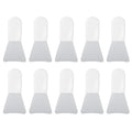 10pcs Silicone Facial Mask Applicator Set, Mini White Soft Mask Brush for Mud Mask, Eye Mask, Body Lotion, Short Hand...