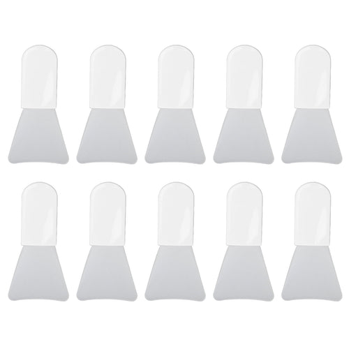 10pcs Silicone Facial Mask Applicator Set, Mini White Soft Mask Brush for Mud Mask, Eye Mask, Body Lotion, Short Hand...
