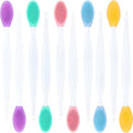10 Lip Scrub Brush Silicone Exfoliating Colorful Lip Scrubber Double-Sided Soft Lip Brush for Lip Skin Smoothing Clea...
