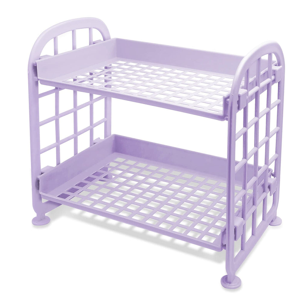 Bathroom Organizers and Storage, Makeup & Jewelry Organizer, Desk Rack Cosmetic Stationery Organizer, 2-Tier Multifun...