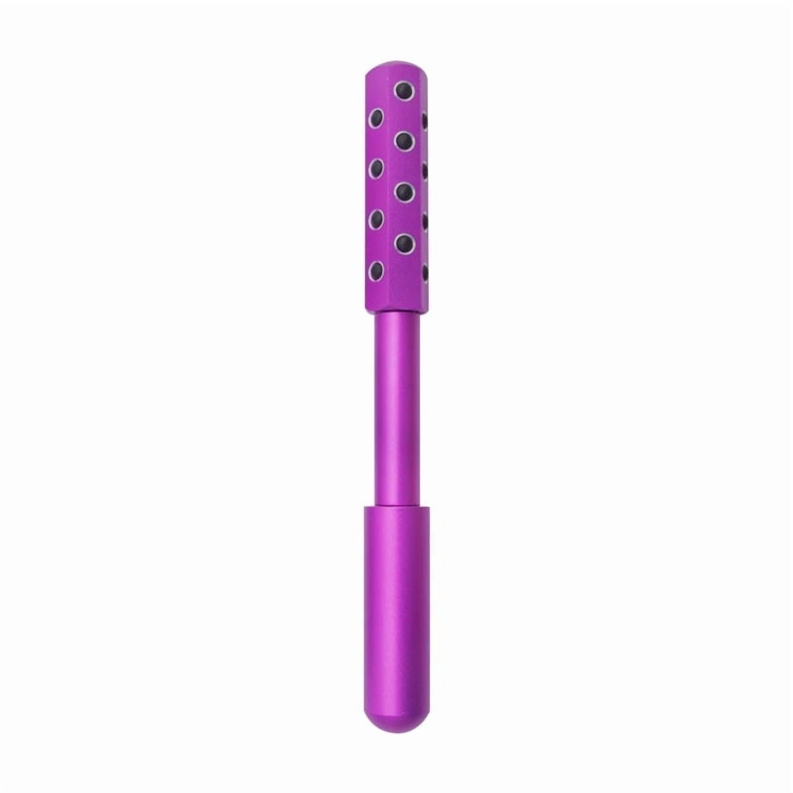 30 Germanium Stones Facial Roller - 360 Rotating Beauty Massager with Hexagonal Wheel, Lightweight Aluminum Alloy for...