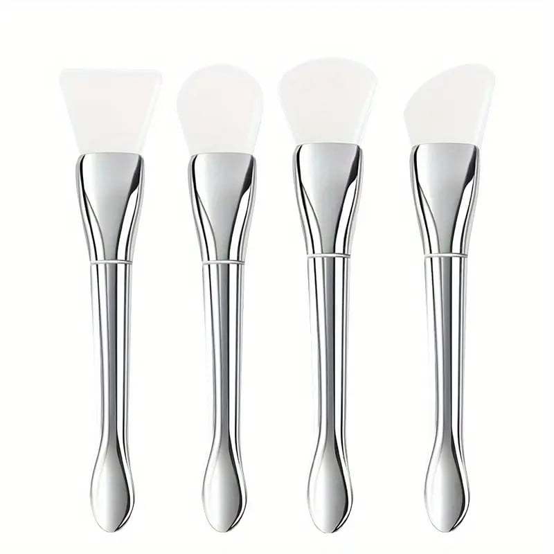 Silicone Face Mask Brush Applicator, Flexible Silicone Brush for Face for Mud, Clay, Mask, Body Lotion, BB Cream (Sli...