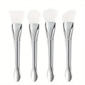Silicone Face Mask Brush Applicator, Flexible Silicone Brush for Face for Mud, Clay, Mask, Body Lotion, BB Cream (Sli...