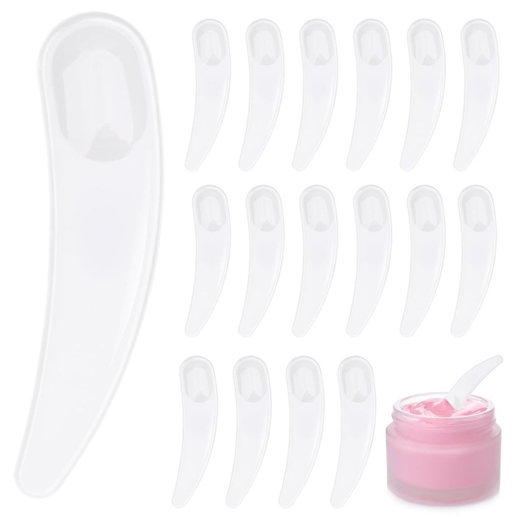 50 Pcs Mini Makeup Spatulas Cosmetic Spatulas Facial Cream Mask Mixing Spoons Makeup Scoops Beauty Skincare Tools
