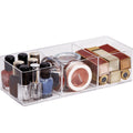 Clear Makeup Brush Holder Organizer, 3 Slot Acrylic Cosmetics Brushes Skincare Storage Organization