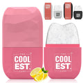 Coolest Cube Ice Roller for Face and Eyes, Reusable Facial Roller to Tone, Brighten, and Tighten Skin, Silicone Ice M...