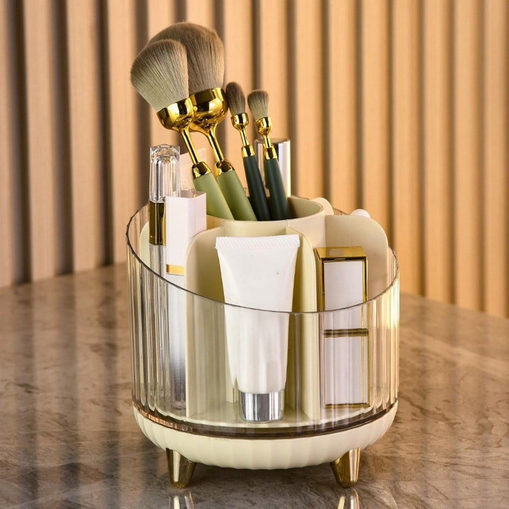 Cosmetics Storage Box Rotatable, Stylish And Practical Storage Solution For Home & Office, Multi - Compartment Rotati...