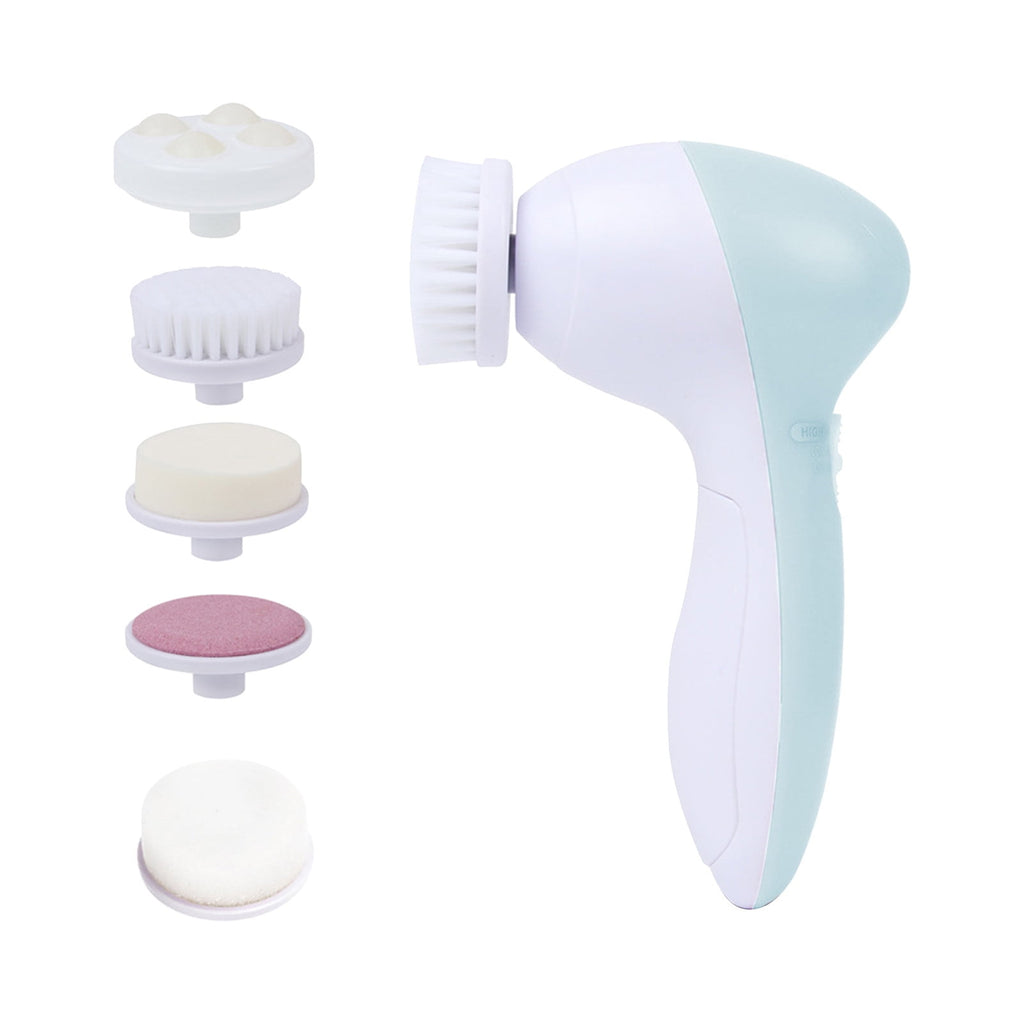 Facial Cleansing Brush, Electric Face Scrubber Rechargeable Exfoliator, Rotating Cleanser for Exfoliating, Massaging ...