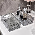 Desktop Storage box, transparent cosmetic storage, skin care dressing table storage box, Stackable Bathroom Organizer...