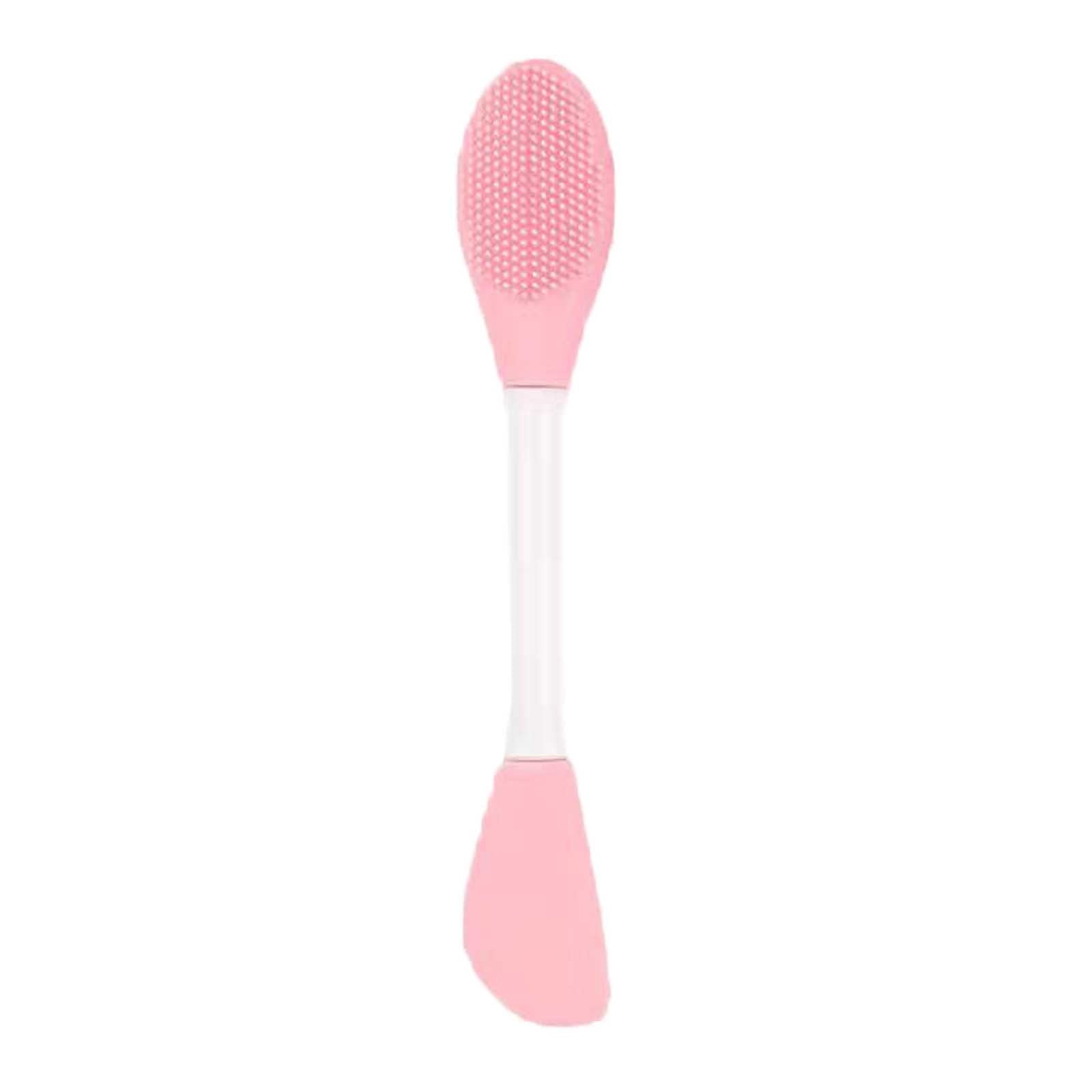 Double Head Silicone Facial Cleansing Tool for Deep Pore Exfoliation and Blackhead Removal Massager