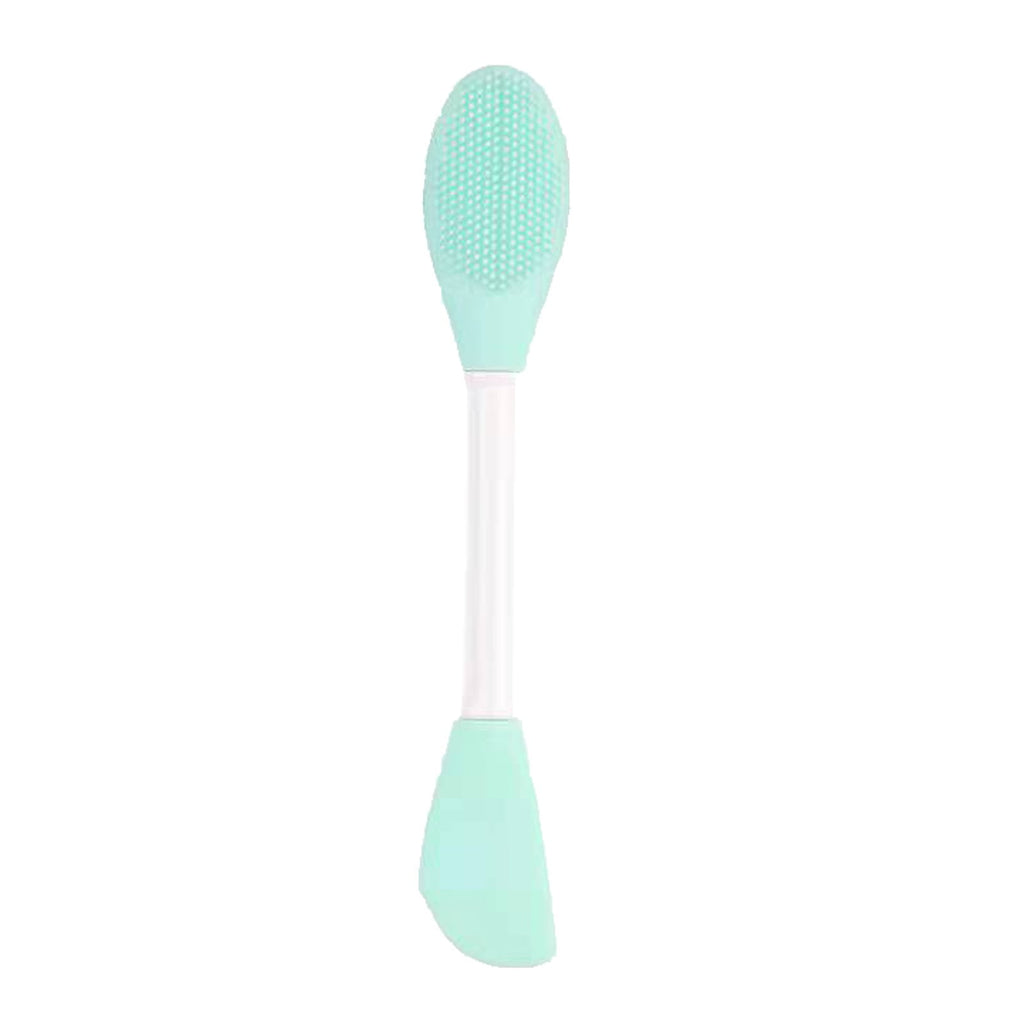 Double Head Silicone Facial Cleansing Tool for Deep Pore Exfoliation and Massage with Soft