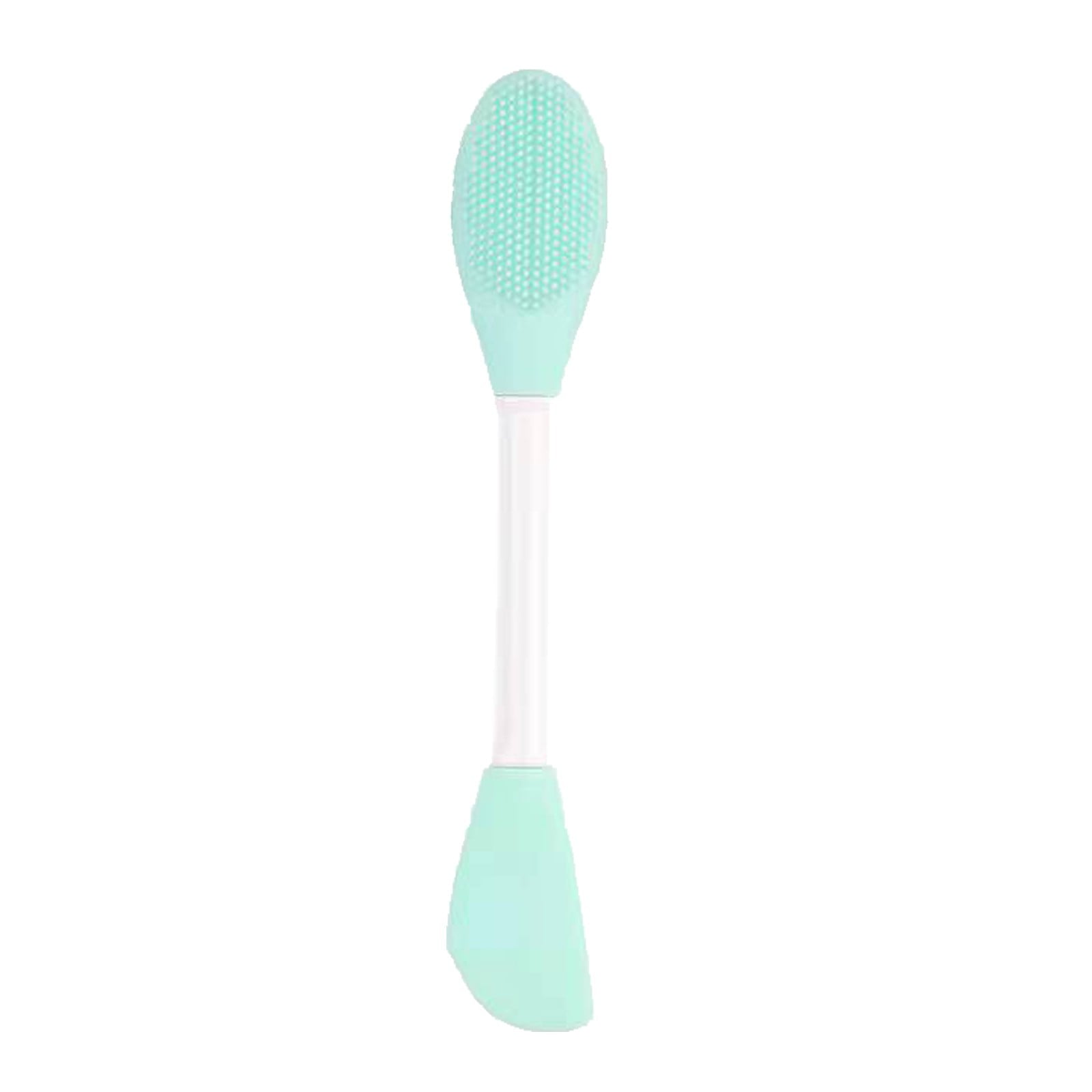 Double Head Silicone Facial Cleansing Tool for Pore Exfoliation and Blackhead Removal Massager