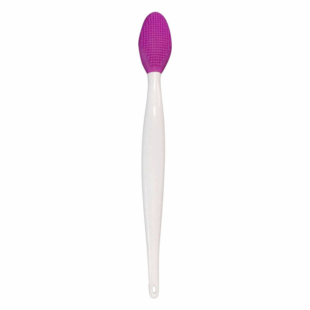 Double Silicone Nose Lip Brush for Deep Pore Cleansing and Gentle Facial Massage Tool