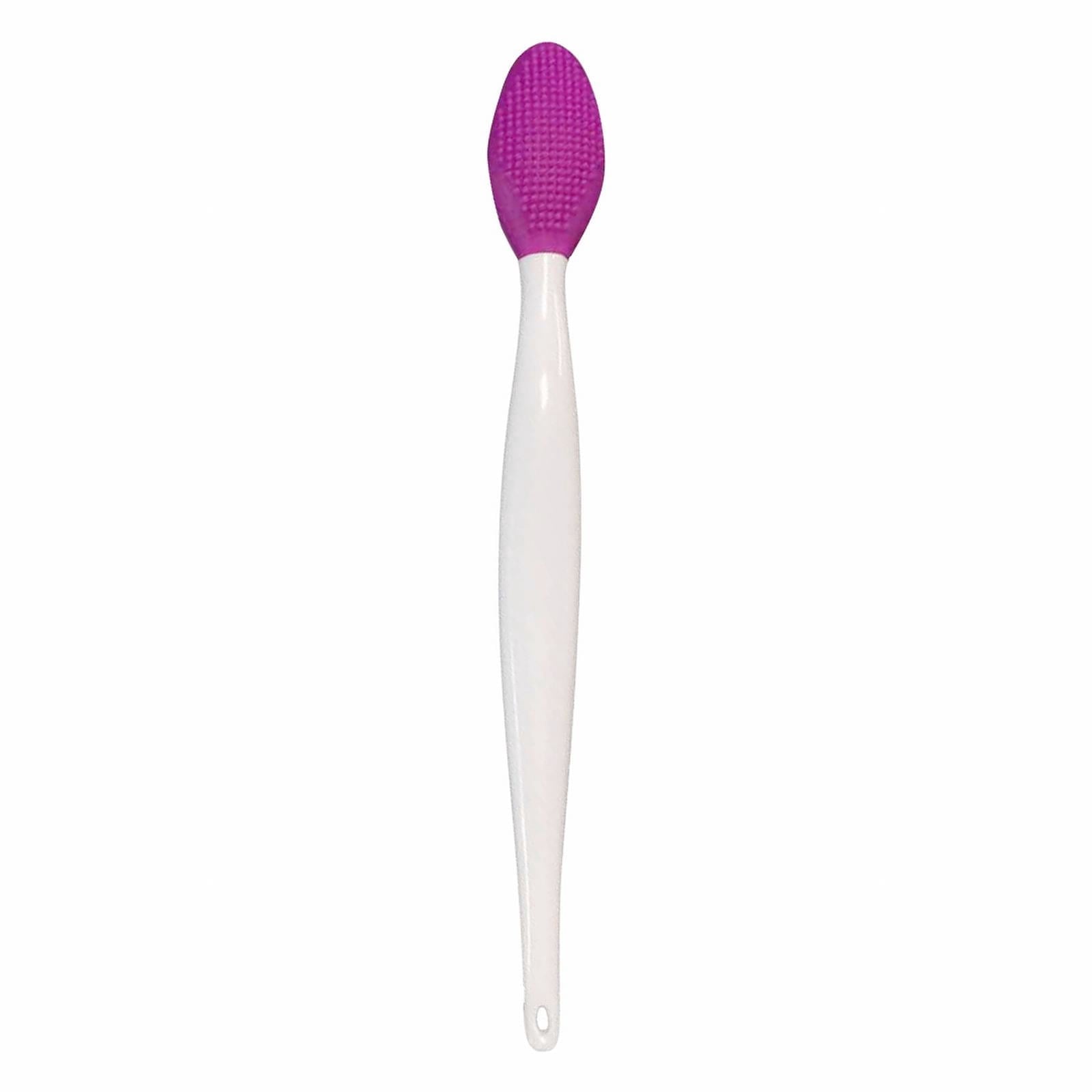 Double Silicone Nose Lip Brush for Deep Pore Cleansing and Gentle Facial Massage Tool
