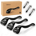 3 Pack Facial Roller Beard Roller Massage Roller Set for Face, Body, Beard & Hair Care