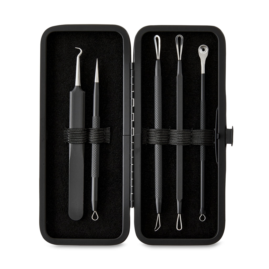 Metal Acne-Removal Blemish Tool Set, 5 Pieces