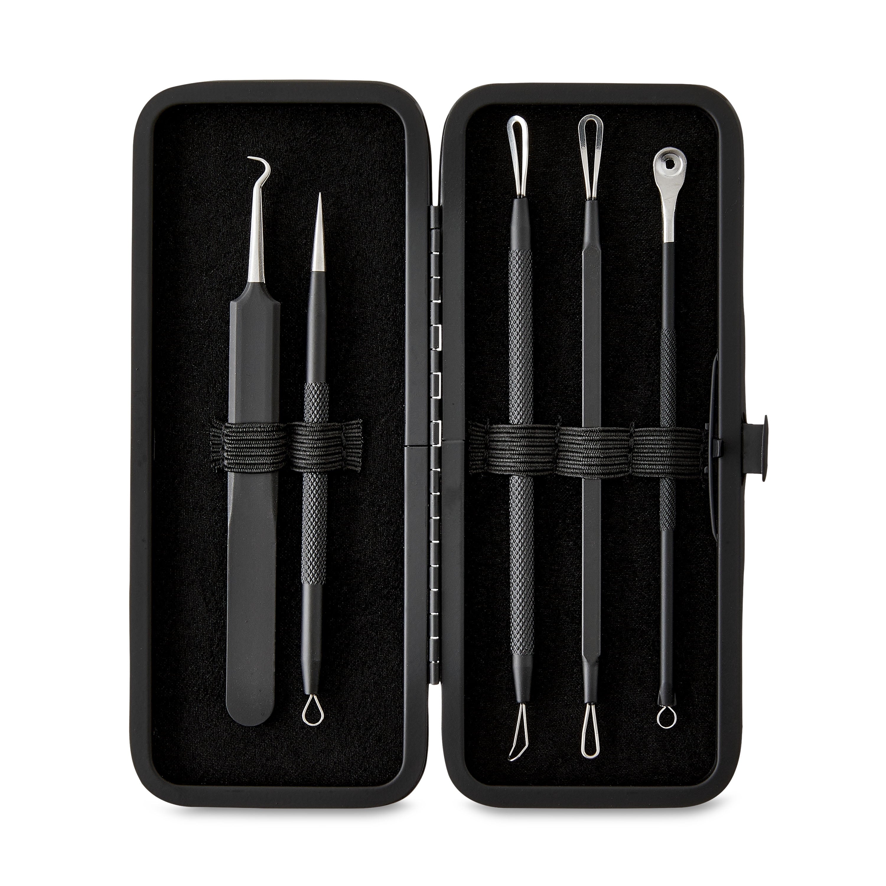 Metal Acne-Removal Blemish Tool Set, 5 Pieces