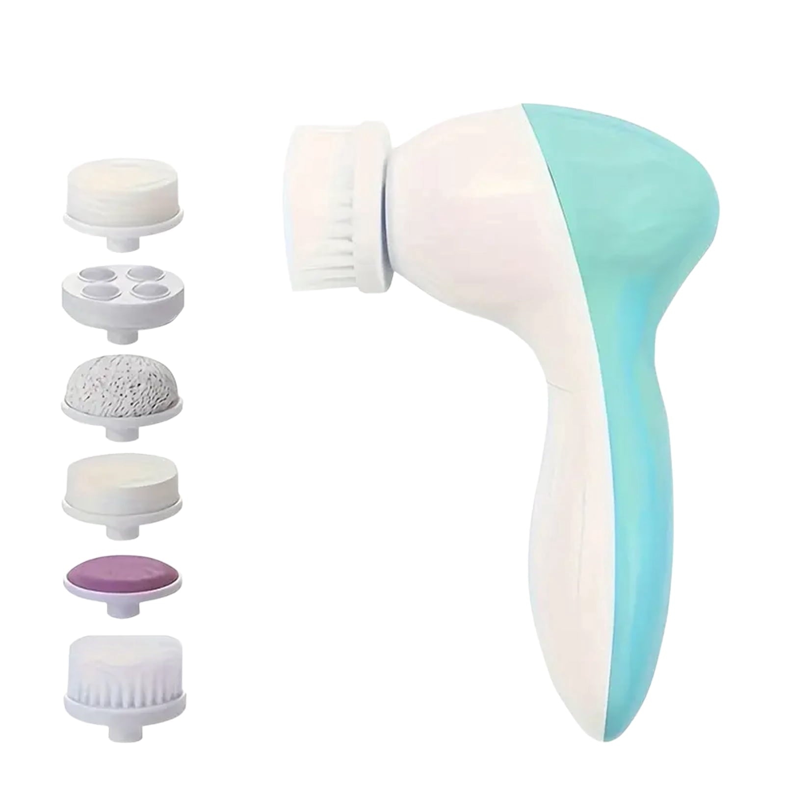 Facial Cleansing Brush,Adjustable 7-In-1 Electric Face Scrubber for Removing Blackheads,Face Brushes for Deep Cleansi...