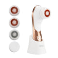 Facial Cleansing Brush, Electric Face Brush Scrubber Rechargeable Facial Exfoliator IPX-7 Waterproof Spin Cleanser Ro...