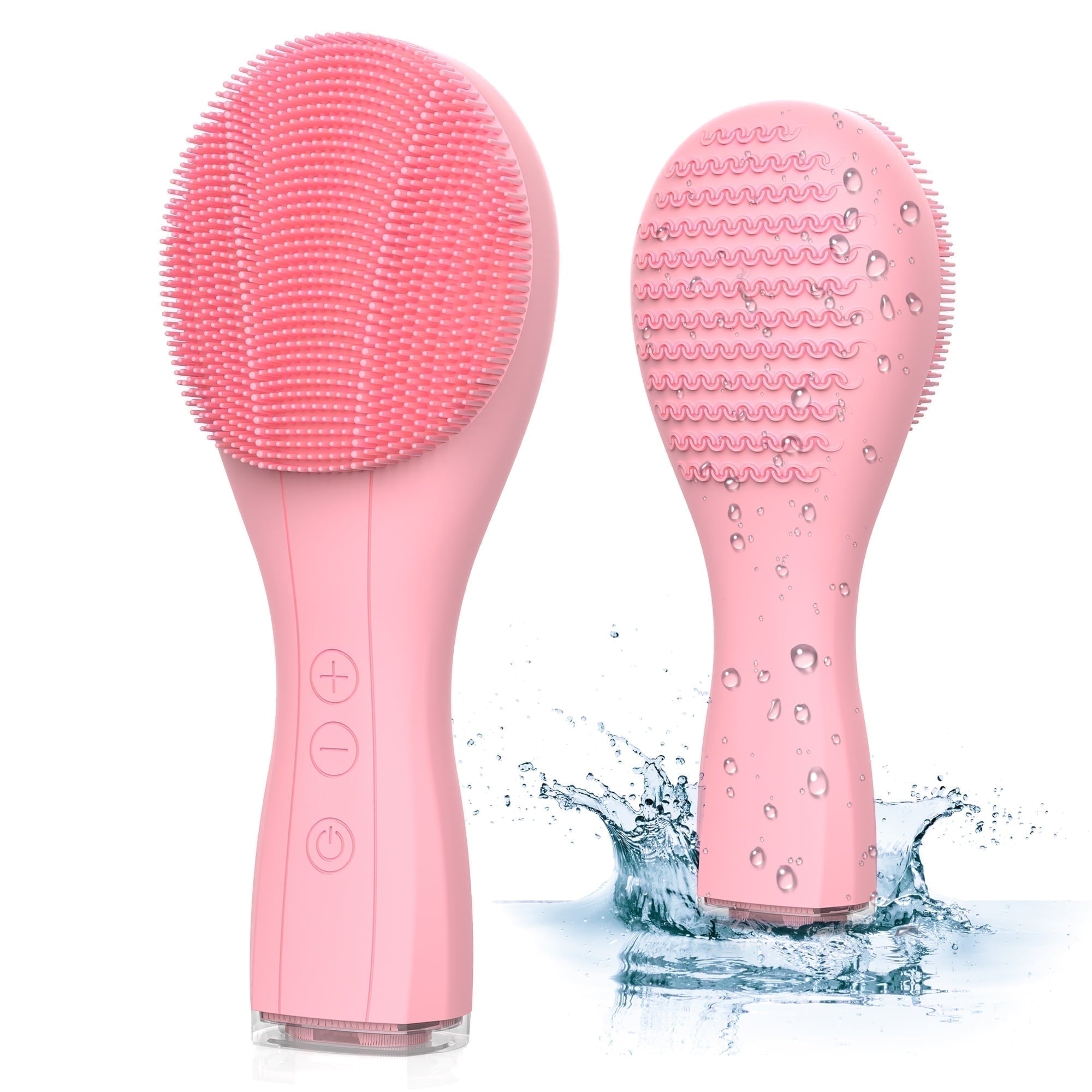 Facial Cleansing Brush, Electric Sonic Face Brush for All Skin Types, Waterproof Rechargeable Silicone Facial Scrubbe...