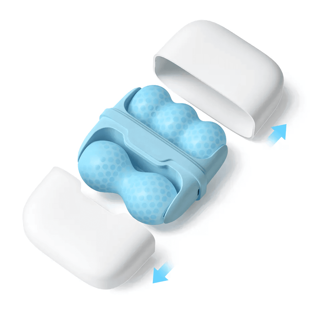 Cold Relax Massage 2in 1 for Face & Eye, Puffiness, Migraine, and r Injury-Blue