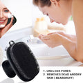 Gentle Facial Exfoliating Brush with Soft Bristles Manual Scrubber Tool for Sensitive Skin 6.7x4cm