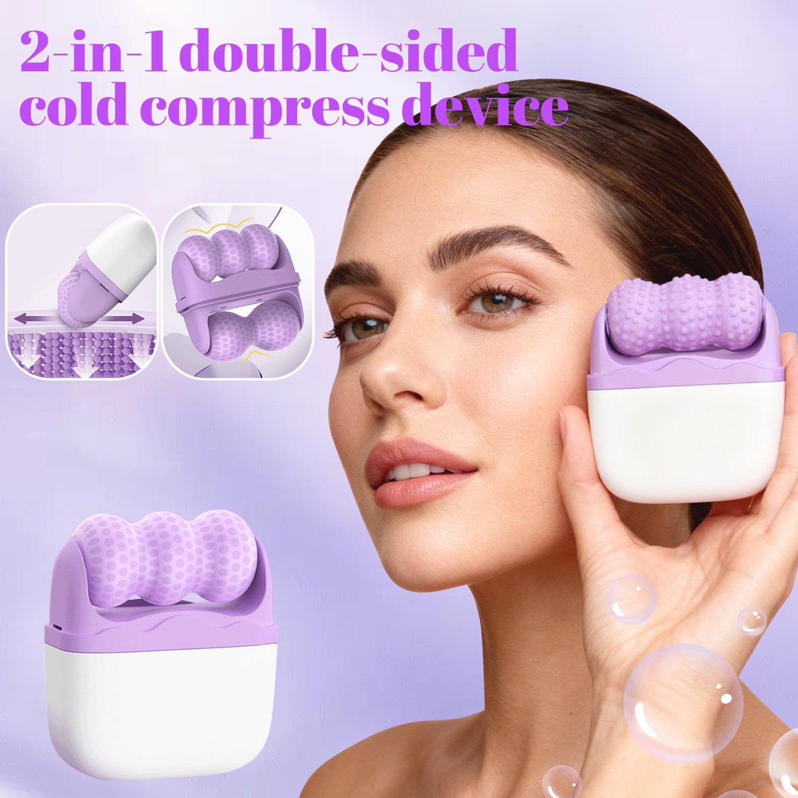 for Face and Eyes,Christmas Gifts for Women Mom,2 in 1 Face and Travel Case,Facial Skin Care Tools,White Elephant Gif...