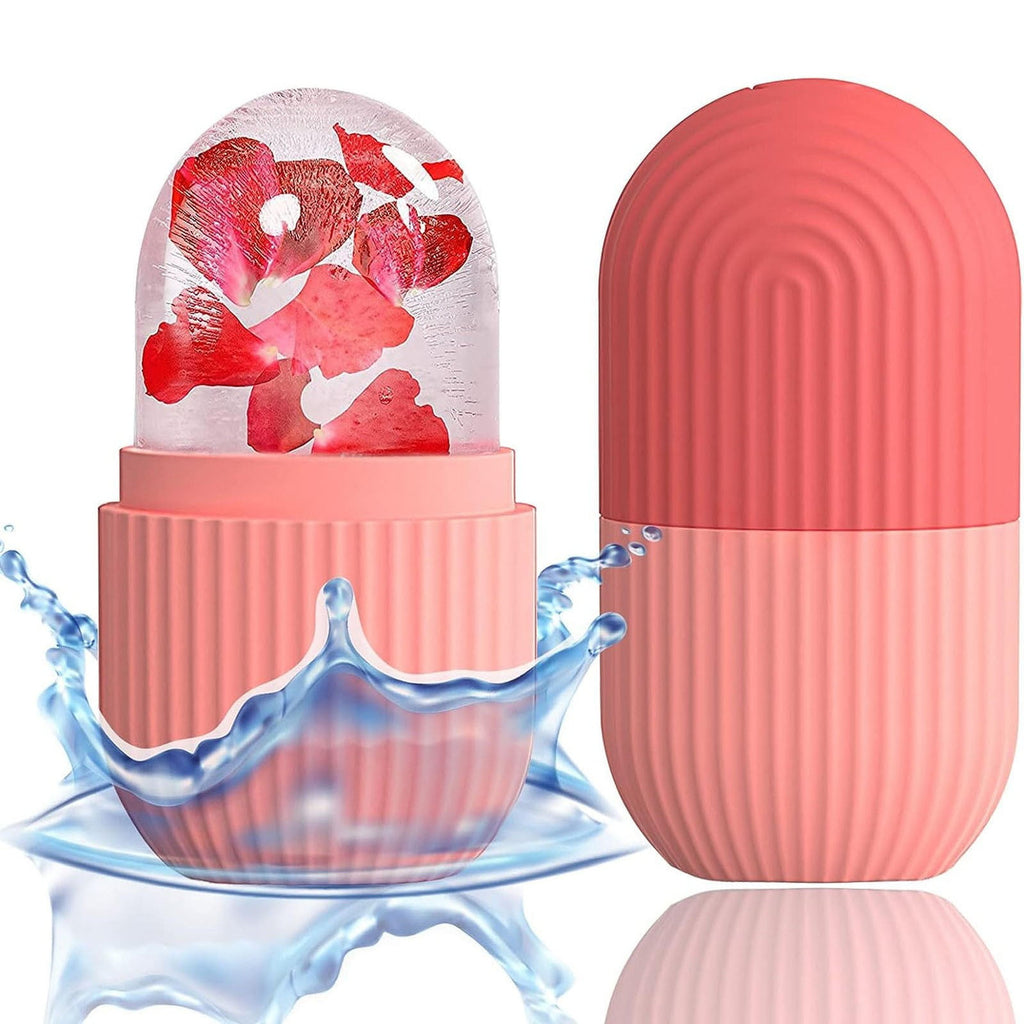 Ice Face Roller for Eyes and Neck Naturally Conditioning Skin Care, De Puff Eye Bags Reduce Migraine Pain, Refillable...
