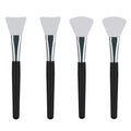 4 Pcs Silicone Face Mask Brush Applicator for Facial Mud, Clay Mask, Modeling Mask, Body Lotion, and BB CC Cream