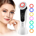 Led Light Beauty Device, Facial Massager Beauty Tool, Electric Face Lifting Skin Tool with 7 Colors Modes, 15min Auto...