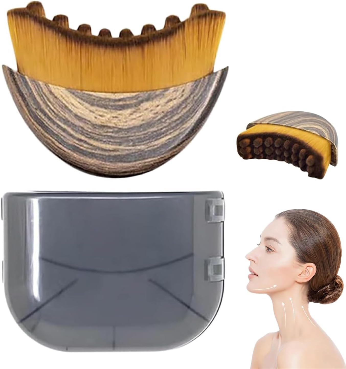for Drainage - Soft Bristle Facial to Reduce Puffiness, Define Jawline, Tension