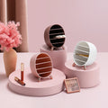 Makeup Organizer, Compact Desktop Skincares Display Case, 4 SpacesEyeshadow Pallet Cosmetics Storage Holder For Bathr...