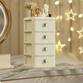 Makeup Organizer with Drawer, Cosmetic Storage Box for Bathroom Vanity and Dresser, Skincare Countertop Organizer for...