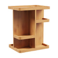 Makeup Organizer - Rotating Eco-Friendly Modern Bamboo Carousel